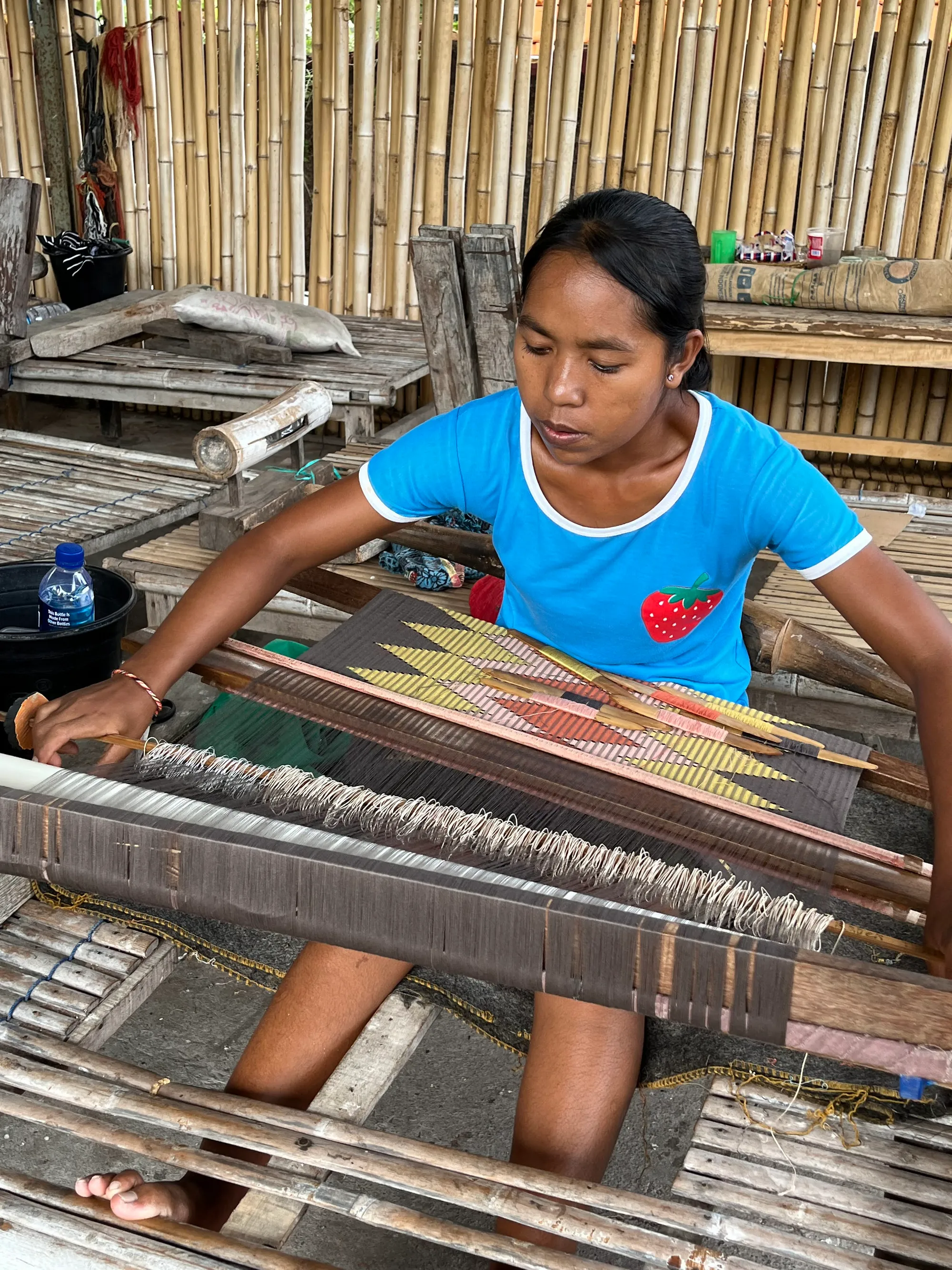 Cotton spinning and weaving