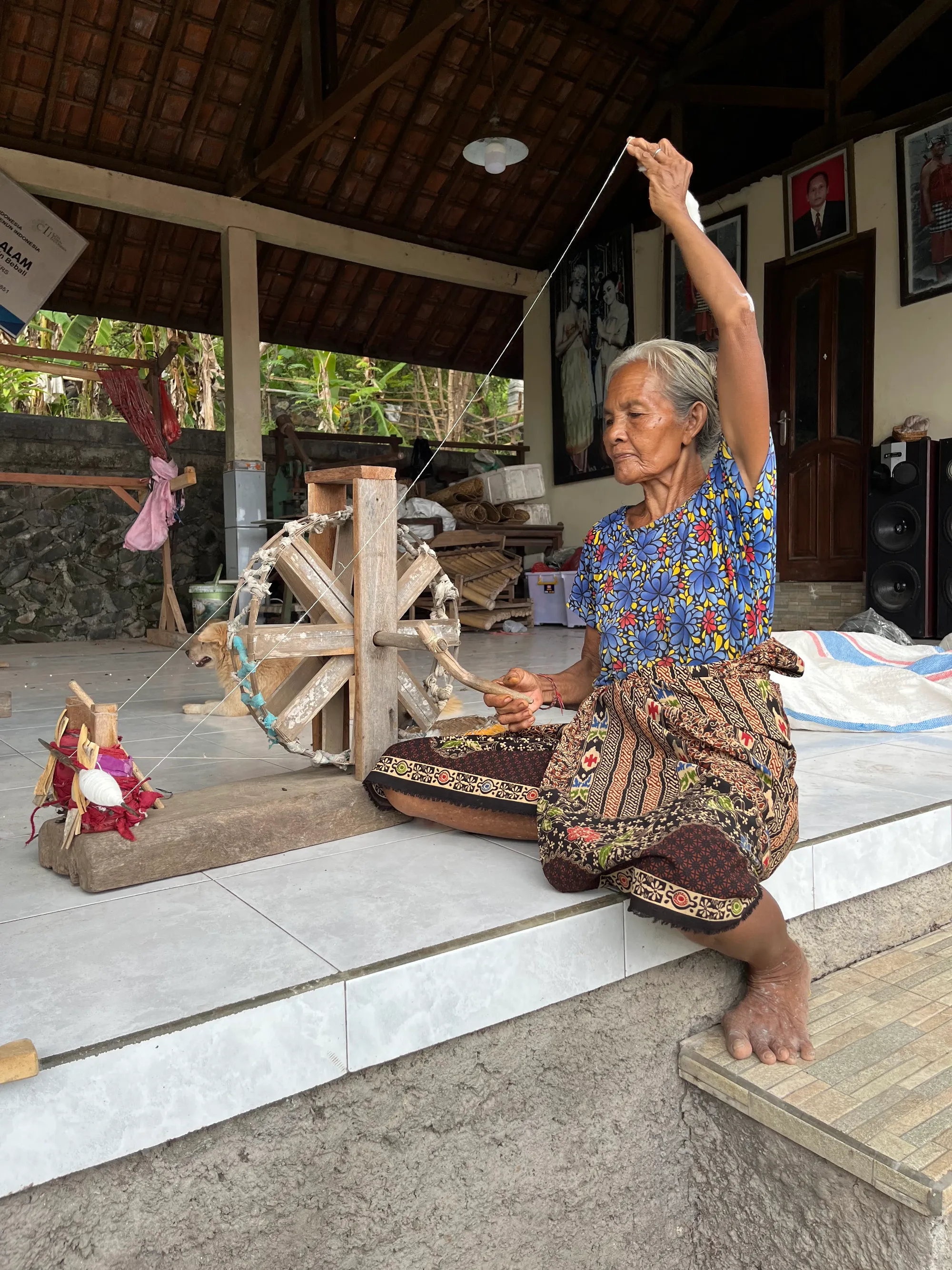 Cotton spinning and weaving