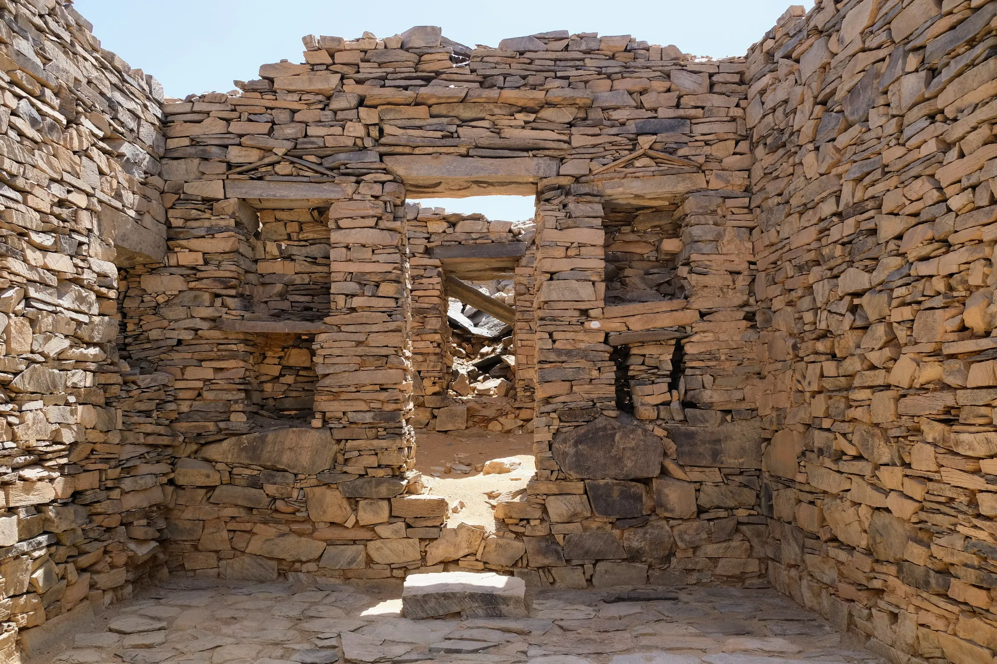 Administration Building's well preserved interior and doorway